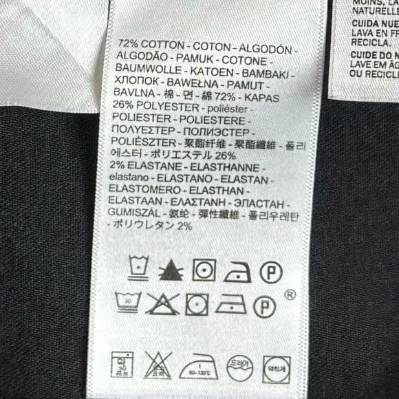 Levi's Men's Black Short Sleeve Button Down Shirt XL Logo Across Back Relaxed - Picture 6 of 10